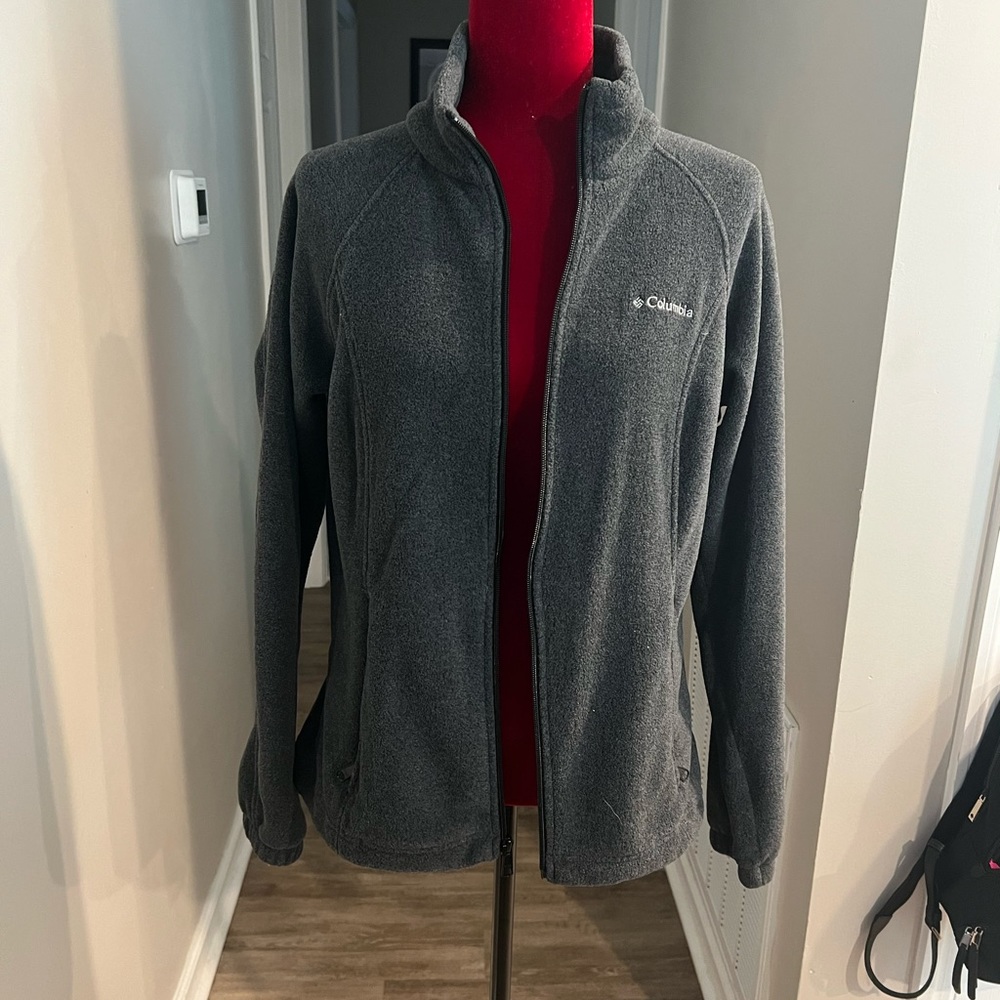 Columbia Gray Fleece Jacket